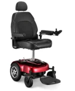 2026 Merits Gemini P301 Power Wheelchair with power elevating seat raised front right view