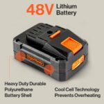 SuperHandy 48V 2Ah Battery with Charger , Fast Charging, Impact-Resistant Case – Compatible with Mobility Scooters, Augers, and More view 4