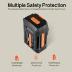 SuperHandy 48V 2Ah Battery with Charger , Fast Charging, Impact-Resistant Case – Compatible with Mobility Scooters, Augers, and More view 6