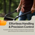 SuperHandy Electric Dualie Wheelbarrow - 48V 4Ah Battery, 330Lb Max Weight view 4