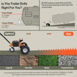 SuperHandy Electric Trailer Dolly - 24V 7Ah Battery, 2800 lb Towing Capacity (New Frame) view 7