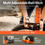 SuperHandy Electric Trailer Dolly Pro - 24V 9Ah Battery, 7500 Lb Towing Capacity view 7