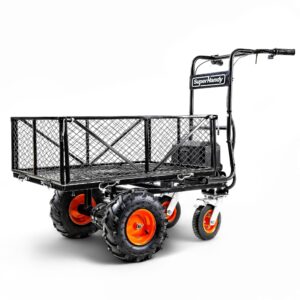 SuperHandy Electric Utility Wagon Pro 660 lb 48V 7Ah AGM
