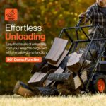 SuperHandy Electric Utility Wagon Pro - 48V 7Ah AGM Battery, 660Lb Max Weight view 2
