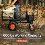 SuperHandy Electric Utility Wagon Pro - 48V 7Ah AGM Battery, 660Lb Max Weight view 7