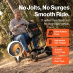 SuperHandy Explorer Prime 4-Wheel Mobility Scooter, Foldable All-Terrain Power Chair with Dual 48V Batteries and Aluminum Frame view 5