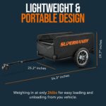 SuperHandy Foldable Wagon - Lightweight, 155 lbs Capacity, Tool-Free Assembly, Compatible with SuperHandy/G Mobility Scooters view 4