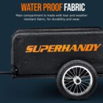 SuperHandy Foldable Wagon - Lightweight, 155 lbs Capacity, Tool-Free Assembly, Compatible with SuperHandy/G Mobility Scooters view 7
