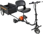 SuperHandy Foldable Wagon - Lightweight, 155 lbs Capacity, Tool-Free Assembly, Compatible with SuperHandy/G Mobility Scooters view 9