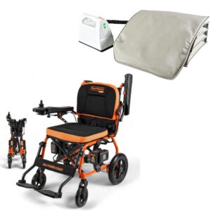 SuperHandy GoRide 2 Electric Wheelchair + Seat Lift Assist Cushion Bundle