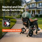 SuperHandy GoRide 2 Plus Electric Wheelchairs – Lightweight, Foldable Power Chairs - 300 Lb Max view 7