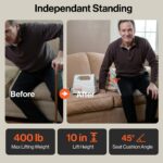 SuperHandy GoRide 2 Plus Electric Wheelchair + Seat Lift Assist Cushion Bundle view 9