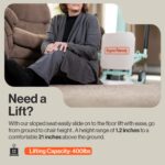 SuperHandy GoRise FC - Electric Floor to Chair Lift Assistance - Seat Transfer, 400Lbs Weight Limit view 3