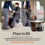 SuperHandy GoRise FC - Electric Floor to Chair Lift Assistance - Seat Transfer, 400Lbs Weight Limit view 5