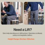 SuperHandy GoRise FS - Electric Floor to Standing Lift Assistant - 500Lbs Weight Limit view 4
