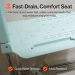 SuperHandy GoRise LT Portable Floor Lift and Bath Lift - 330 LBS Capacity, IP68 Waterproof view 9
