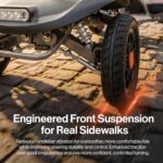 SuperHandy Passport Flex 4 Wheel Power Mobility Scooter – Quick-Disassembly Aluminum Frame, Foldable and Compact, 48V Li-Ion Battery view 7