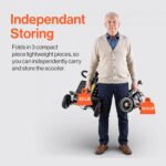 SuperHandy Passport Flex 4 Wheel Power Mobility Scooter – Quick-Disassembly Aluminum Frame, Foldable and Compact, 48V Li-Ion Battery view 9