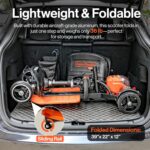 SuperHandy Passport Prime Mobility Scooter - Foldable, 48V Li-Ion Battery, Supports up to 330 lb view 8