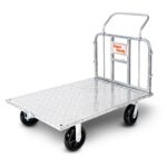 SuperHandy Platform Truck and Trailer - 1200Lb Capacity, Connects Directly to Utility Tugger view 2