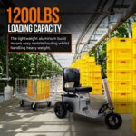 SuperHandy Platform Truck and Trailer - 1200Lb Capacity, Connects Directly to Utility Tugger view 7