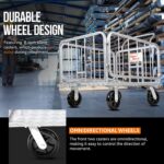 SuperHandy Platform Truck and Trailer - 1200Lb Capacity, Connects Directly to Utility Tugger view 9