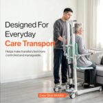 SuperHandy Transfer Floor Lift for Elderly, 500 lb Capacity Sit-to-Stand and Floor-to-Chair Lift view 2
